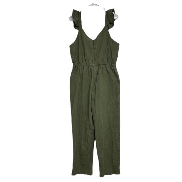 Saturday Morning Pancakes Green Cotton Jumpsuit L Ain’t Nothin But A G Thang - Picture 2 of 8